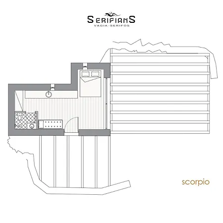 Scorpio House 180 Sea View - Serifians Residences 度假居 Vayiá